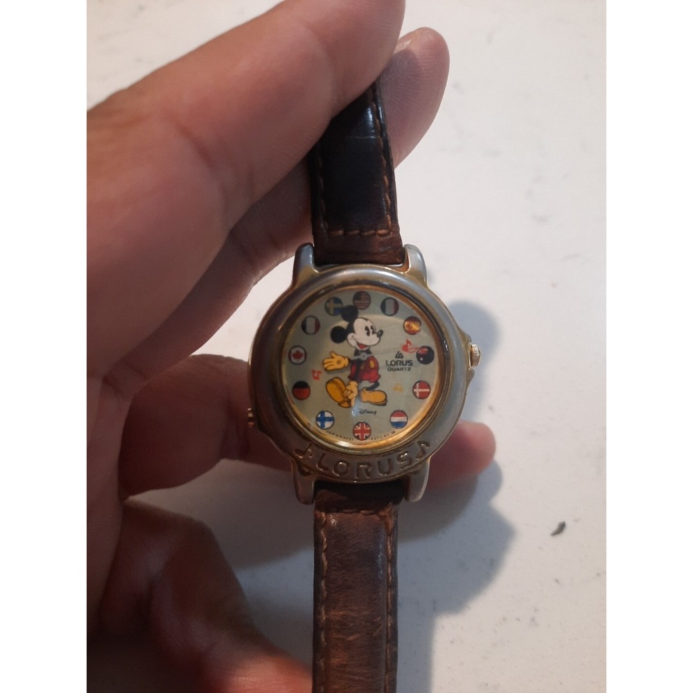 Lorus Mickey Mouse Watch Unisex Musical Mickey Theme Song V421-0020